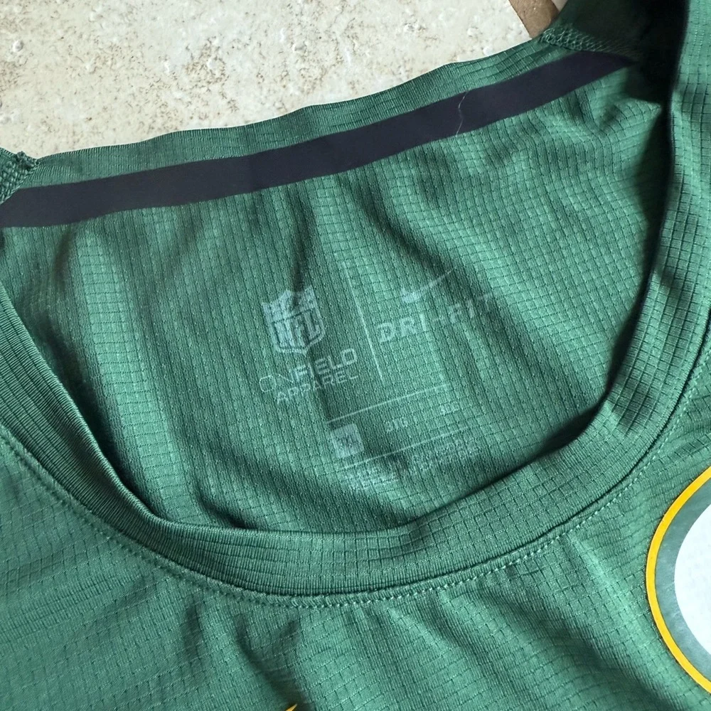 Greenbay Packers 3XL on field NFL sleeveless dri-fit tee - Picture 2 of 4